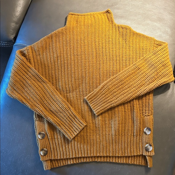 Madewell Sweaters - Madewell Mustard Cowl Neck Sweater, size S